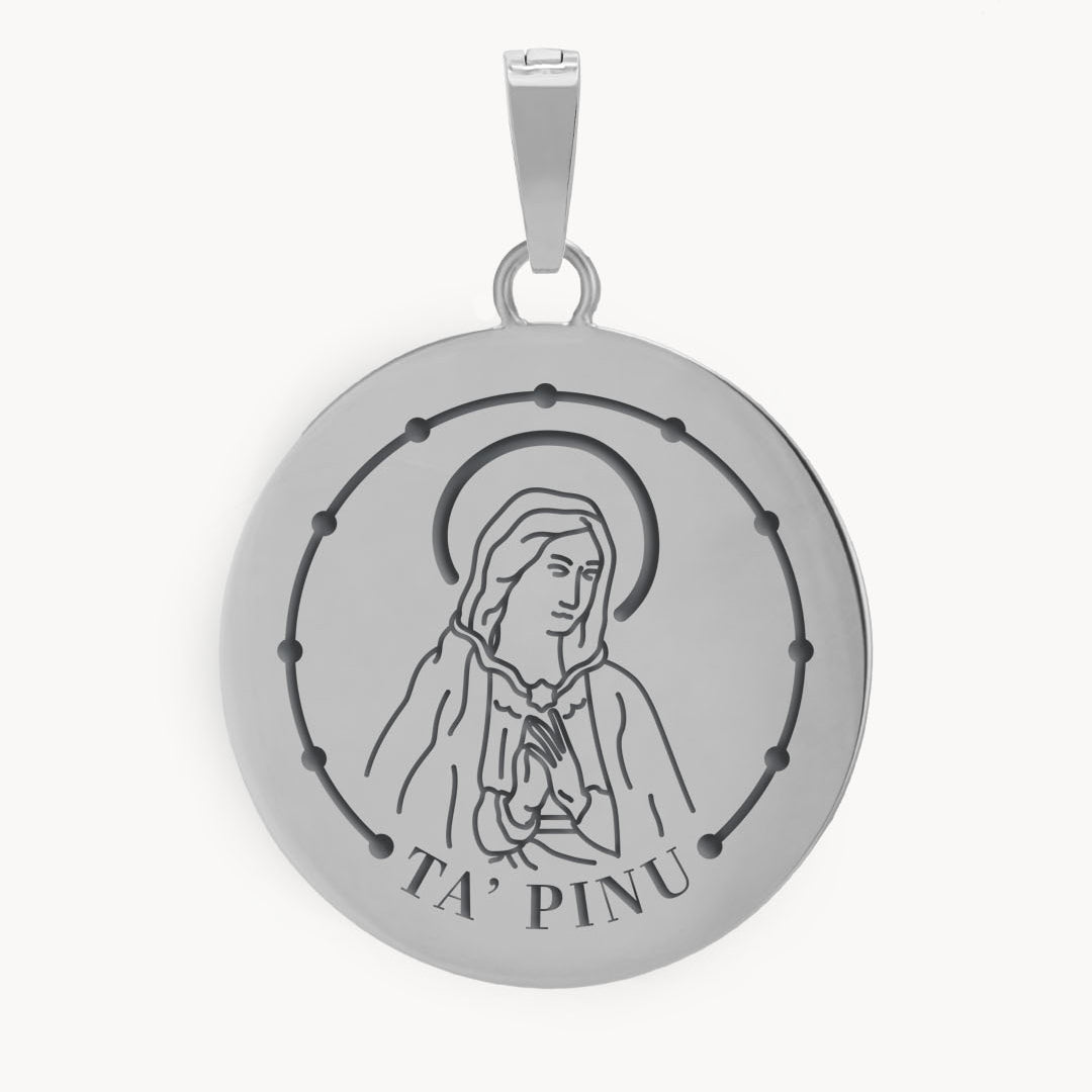 Madonna Ta' Pinu Pendant, Silver