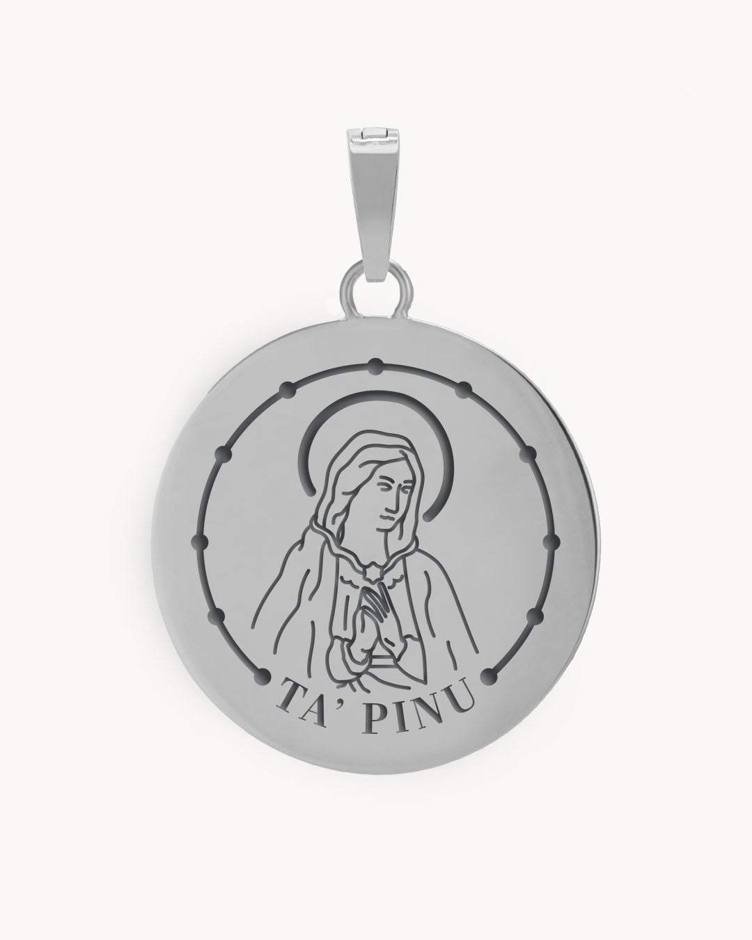Madonna Ta' Pinu Pendant, Silver