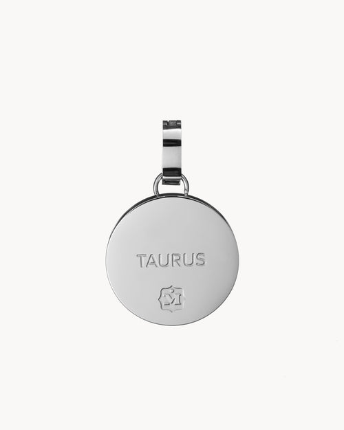 Taurus Pendant, Silver (20 Apr - 20 May)