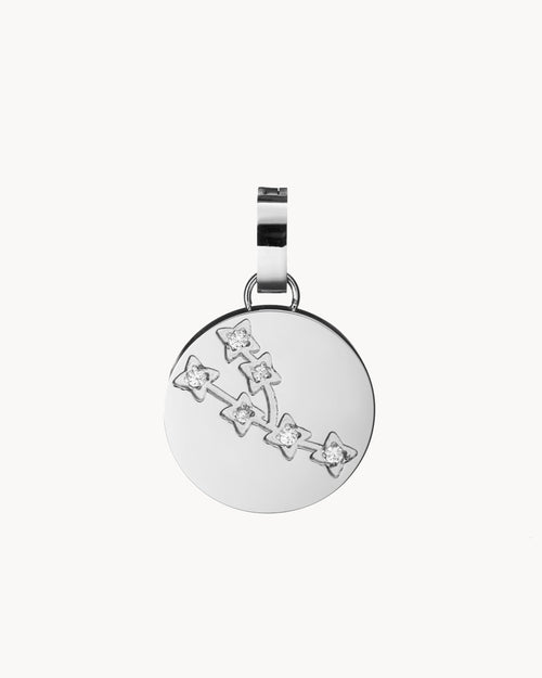 Taurus Pendant, Silver (20 Apr - 20 May)