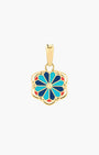 Ta’ Pinu Rose Window Maduma Pendant Blue, Gold