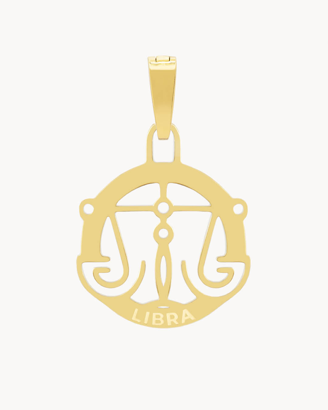 Libra Pendant, Gold (Sep 23 - Oct 22)