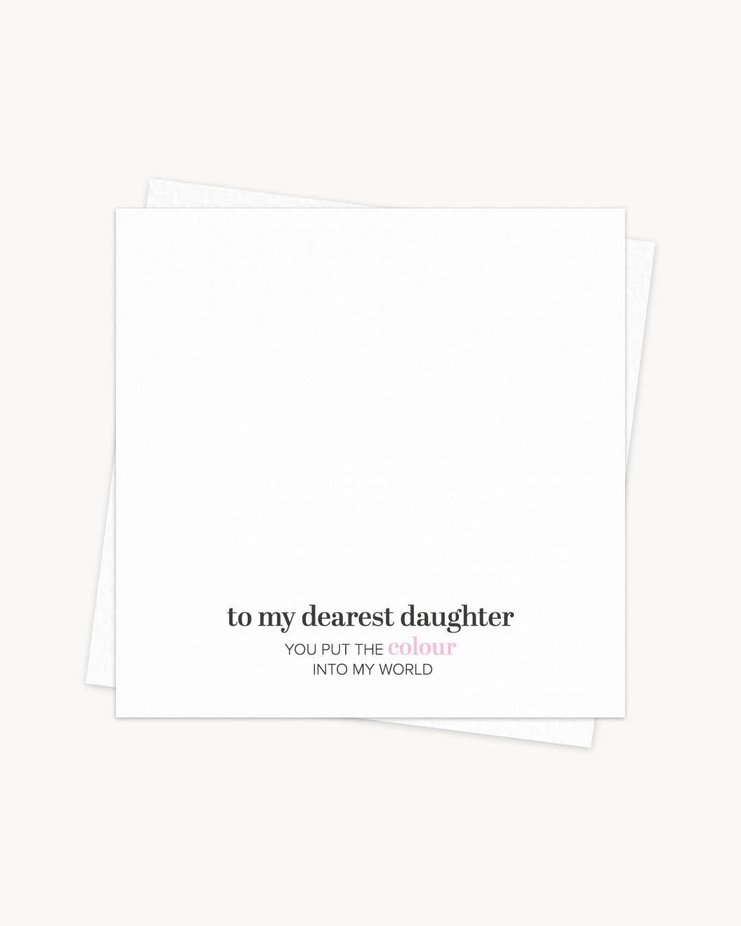 Daughter Gift Card