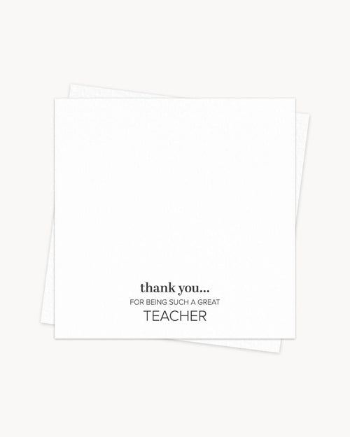 Teacher Gift Card